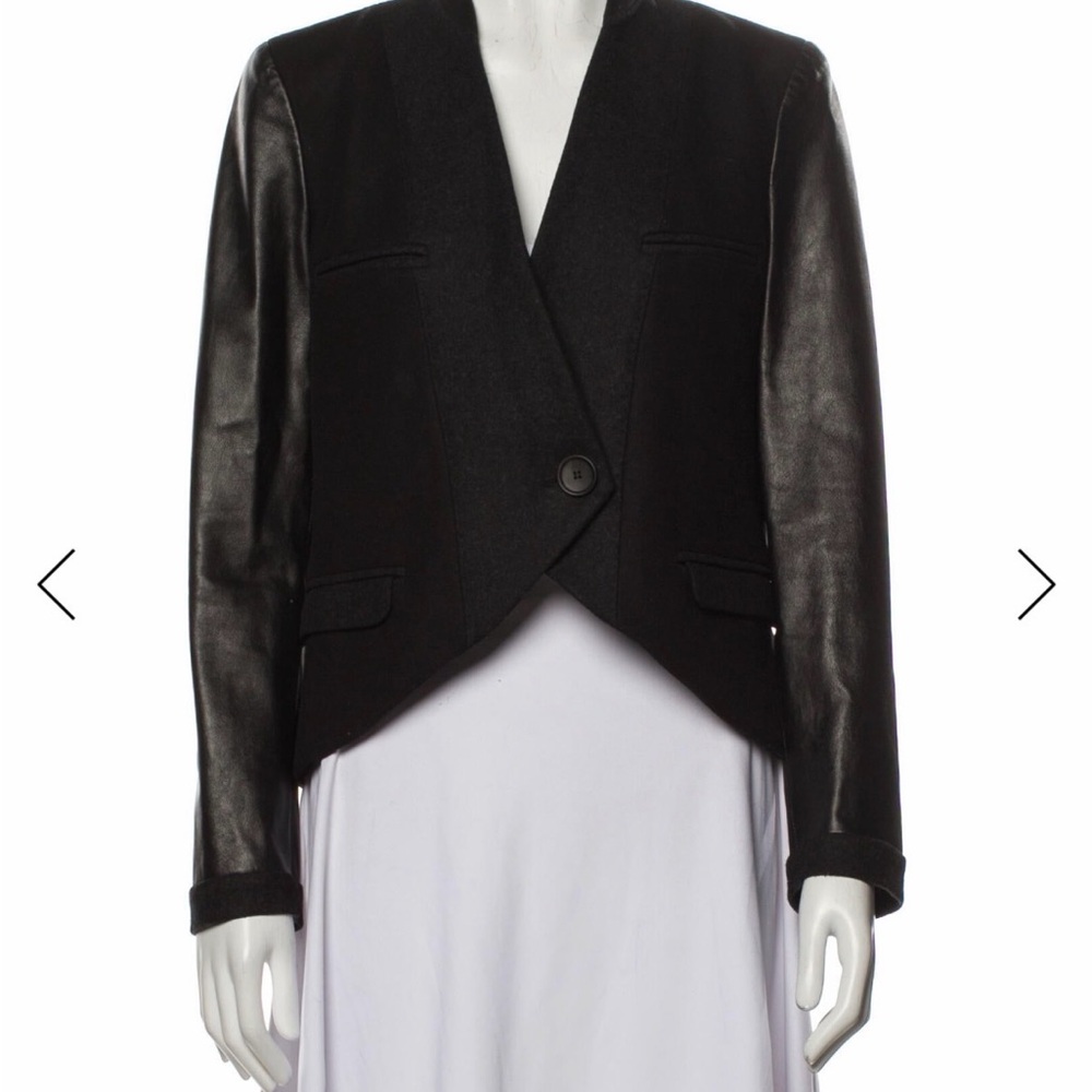See by Chloe Women's Jacket with Leather sleeves